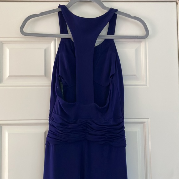CALVIN KLEIN PURPLE MAXI LONG FORMAL DRESS SIZE S - Picture 5 of 9